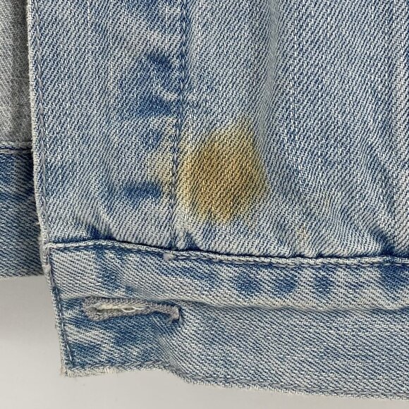 PacSun Blue Distressed Jean Jacket | Good Condition - Picture 4 of 5